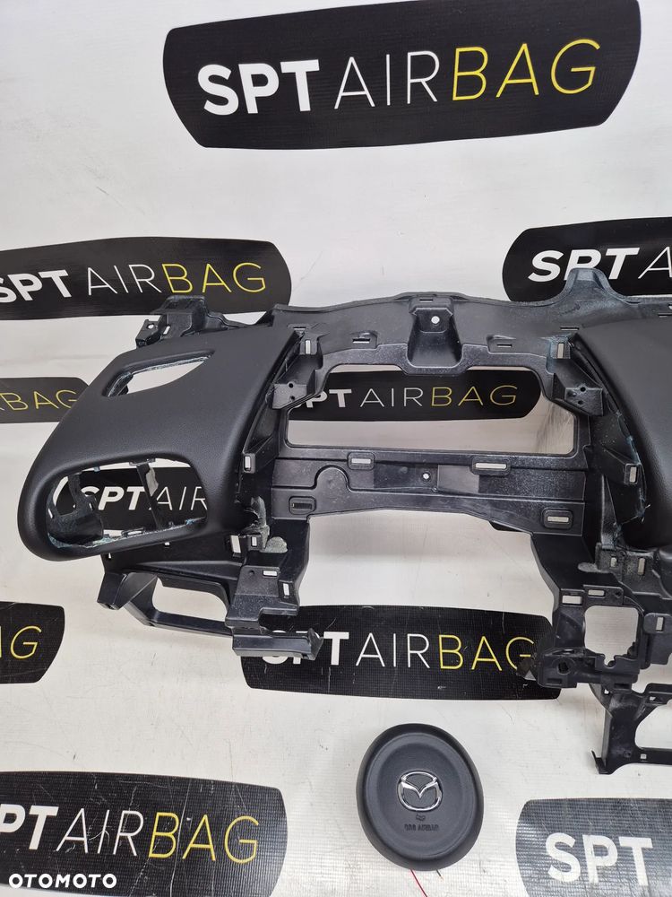 MAZDA II 2 KOKPIT DESKA KONSOLA PULPIT PODUSZKA AIRBAG AIR BAG PASY KIT SET - 3