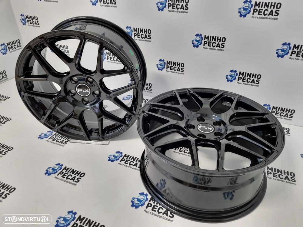 Jantes FOX PF3 em 18 Preto Brilho (5x120) - 5