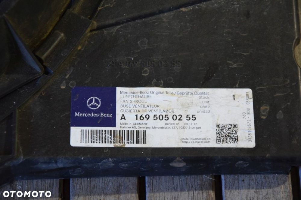 Mercedes W245 W169 Wentylator sterownik obudowa 1137328300 0130307008 - 3