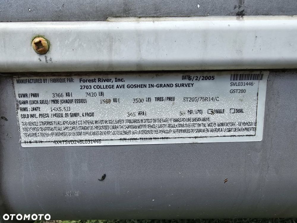 Airstream Forest river Grand Surveyor gs280 Slideout amerykańska przyczepa kempingowa XL mieszkalna dom holenderski całoroczna - 4