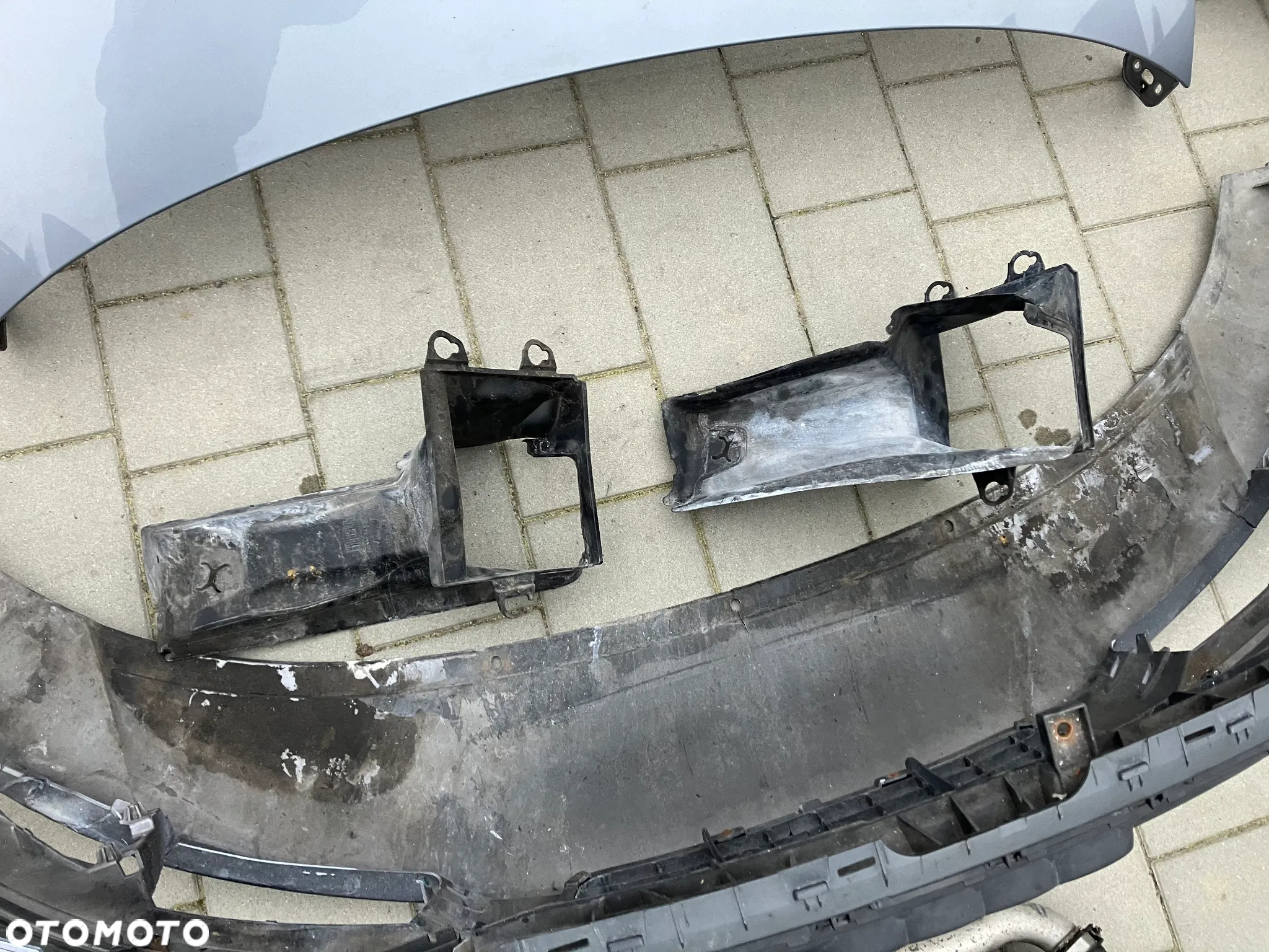 KOMPLETNY PRZÓD LY7H AUDI A6 C6 2.7TDI 3.0TDI MANUAL PRZED LIFT EUROPA MASKA BŁOTNIK PAS PRZEDNI CHŁODNICE ZDERZAK LAMPY BŁOTNIKI LAMPA PRAWA LEWA - 15
