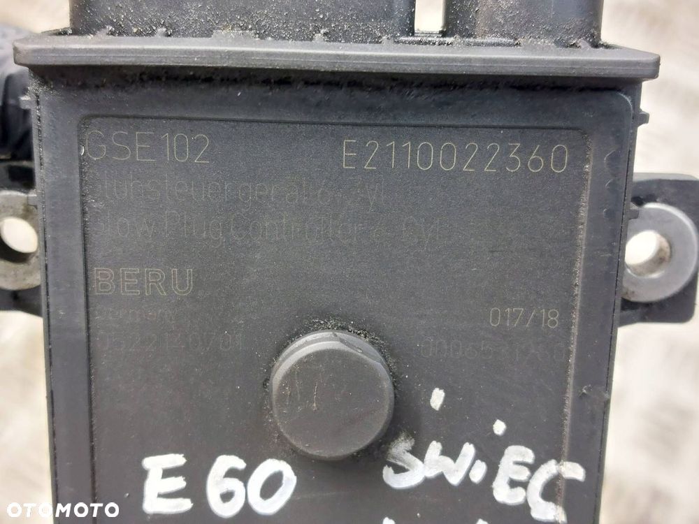 PRZEKAŹNIK ŚWIEC ŻAROWYCH BMW E60 530D 3.0 D 0522140701 - 2