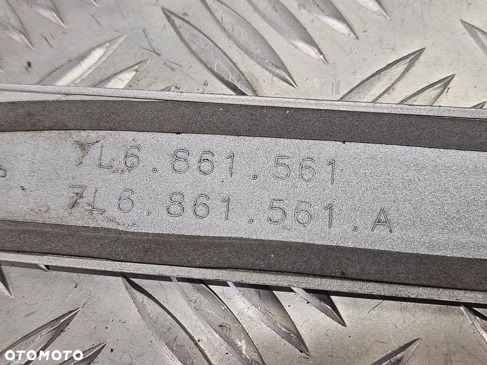 VW TOUAREG 7L LIFT 06-09R LISTWY DACHOWE OCHRONNE ORYINALNE 7L6861465 7L6861561 A - 6