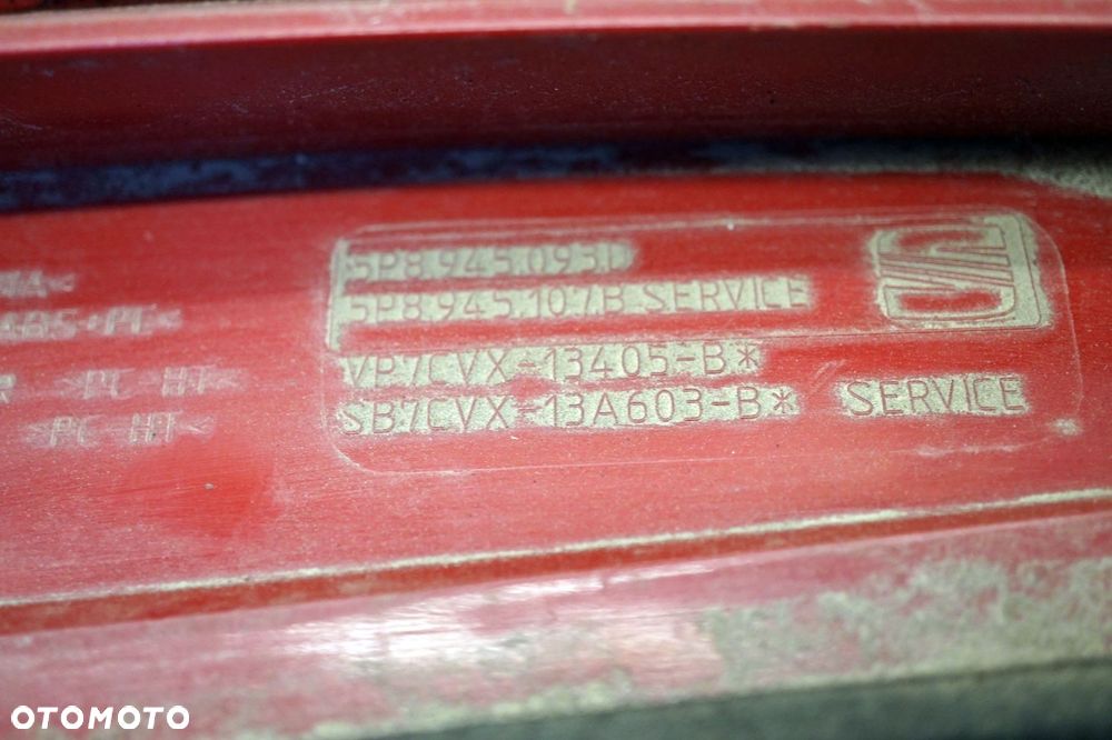 LAMPA TYLNA LEWA KLAPY BAGAŻNIKA ALTEA XL 5P8945093D SEAT 2006-2009 - 4