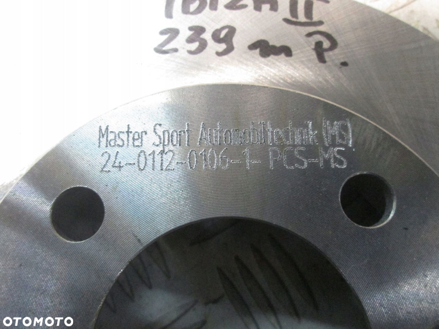 TARCZE HAMULCOWE PRZÓD 239mm AUDI 80 SEAT CORDOBA IBIZA II KOMPLET - 3