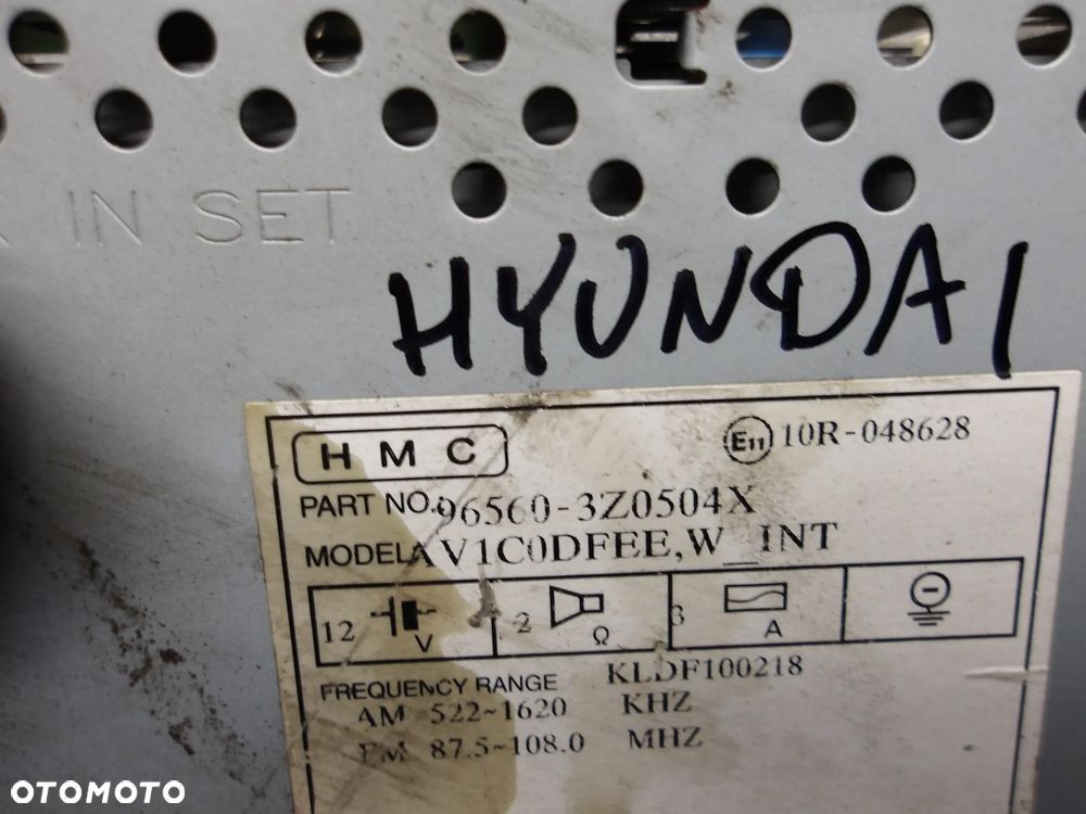 HYUNDAI I40 LIFT RADIO NAWIGACJA 96560-3Z0504X - 3