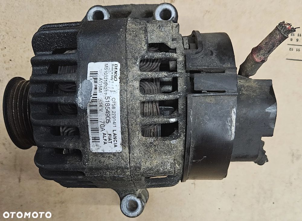 Fiat 500 Punto Fiorino Doblo Lancia Ypsilon 1.3 JTD Mjet alternator 90A 70A 51854905 51784845 - 6