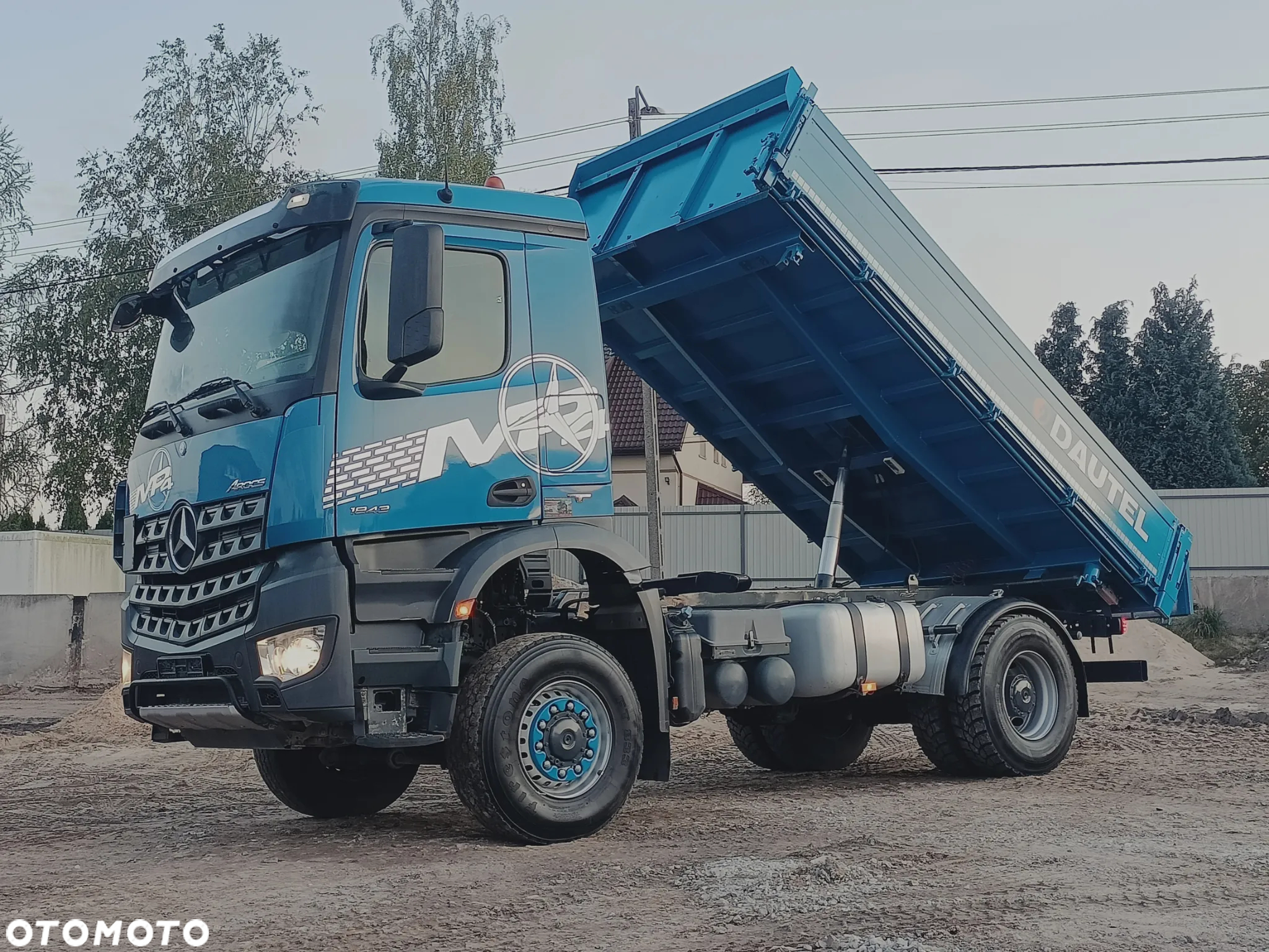 Mercedes-Benz Arocs 1843 4x4 E6 Dautel Kipper Retarder Resor Blokady - 2