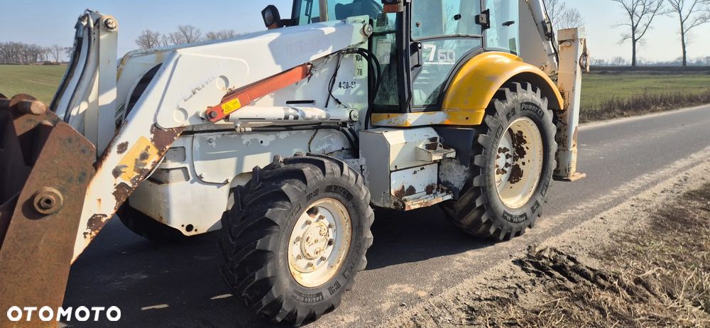 Fermec terex case 760, 3 łyżki , widły, - 8