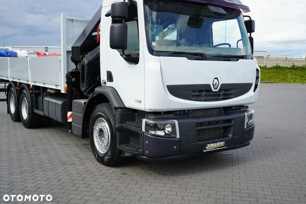 Renault PREMIUM / 370 / 6 X 4 / SKRZYNIOWY + HDS / HIAB 377 EP - 4 / PILOT - 19