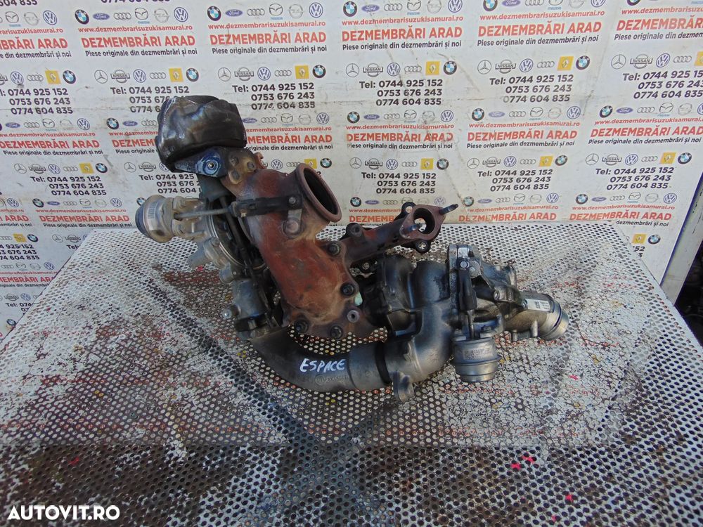 Turbine Renault 1.6 biturbo Trafic Espace 5 megane 4 talisman oepl vivaro nissan xtrail qashqai cod 8201371485 8201371489 - 1