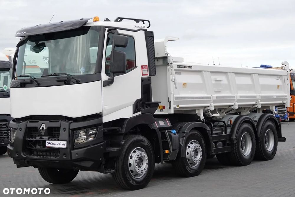 Renault C 460 / 8x4 / WYWROTKA / HYDROBURTA / BORDMATIC / EURO 6 / OPONY 100% / SPROWADZONY / PO KONTRAKCIE SERWISOWYM - 7