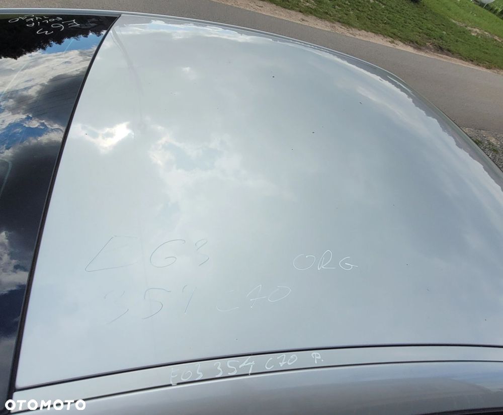DACH BMW E63 354 TITANSILBER ORGINALNY LAKIER C70 - 2