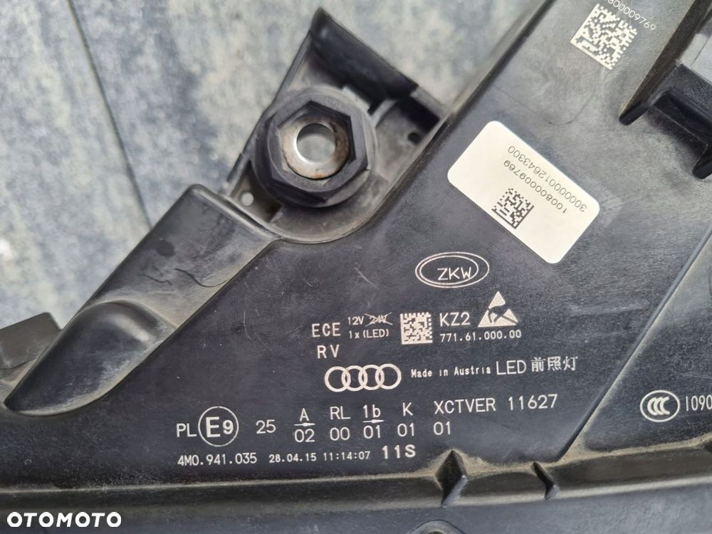 AUDI Q7 SQ7 4M 4M0 Lampy przód Full Led Matrix 4M0941035 4M0941036 - 13