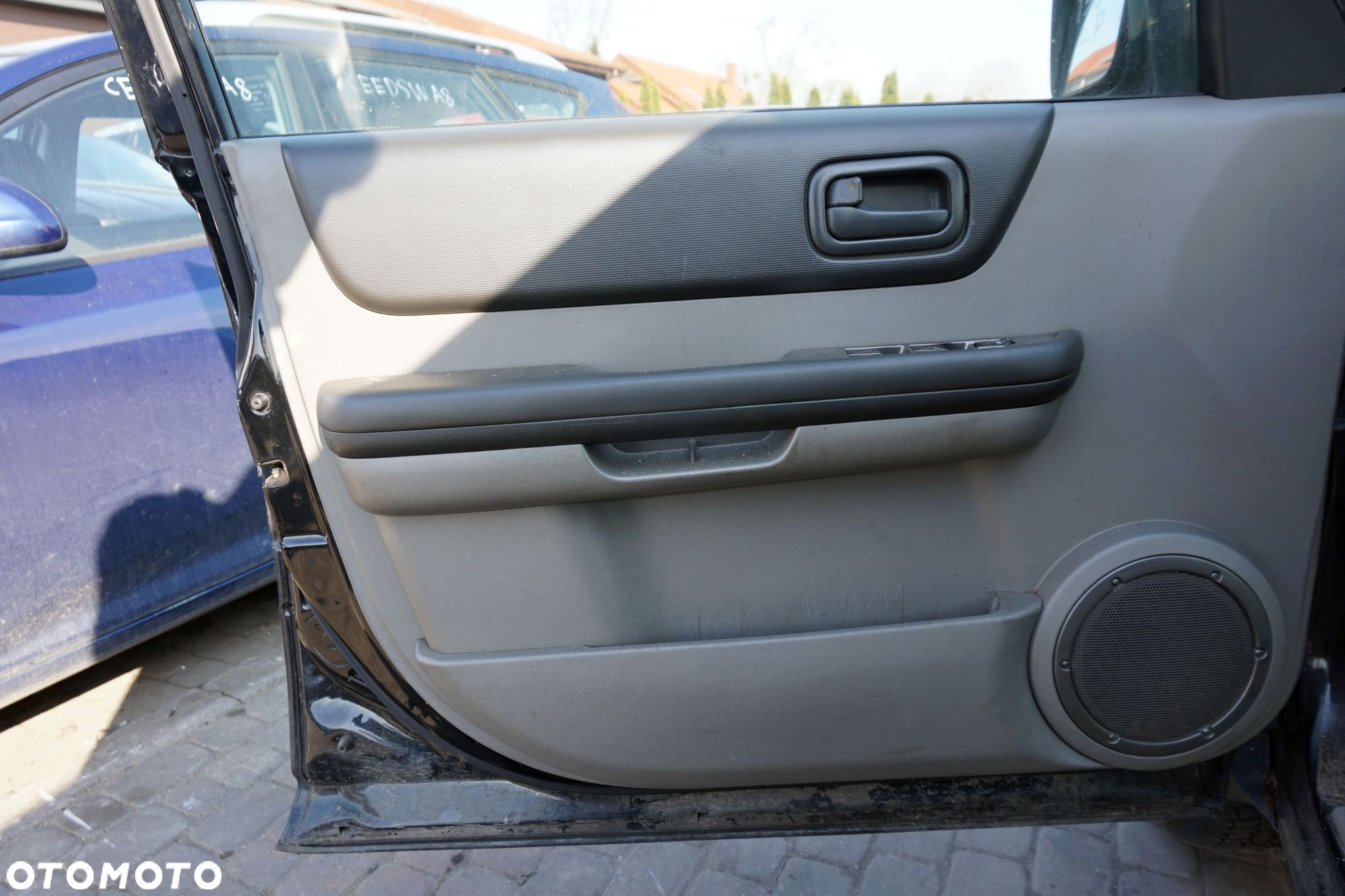 DRZWI PRZEDNIE LEWE X-TRAIL T30 I KH3  CZARNY NISSAN 2001-2007 - 7