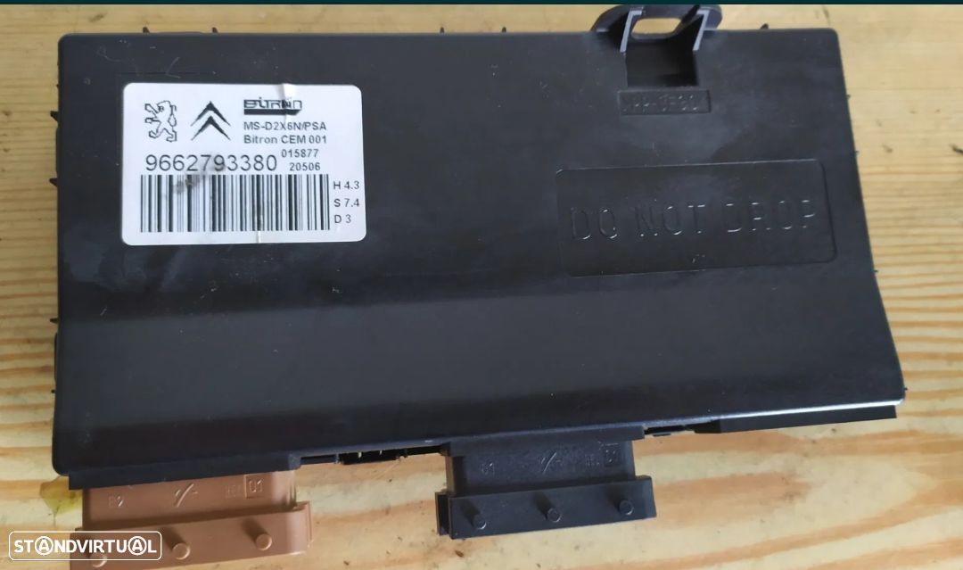 MODULO DO BANCO CITROEN C6 PEUGEOT 407 9662793380 - 1
