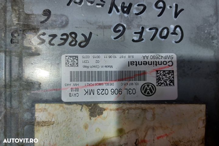 Calculator motor ECU 5WP42690AA - 1.6 CAY 5WP42690AA - 1.6 CAY Volksw - 3