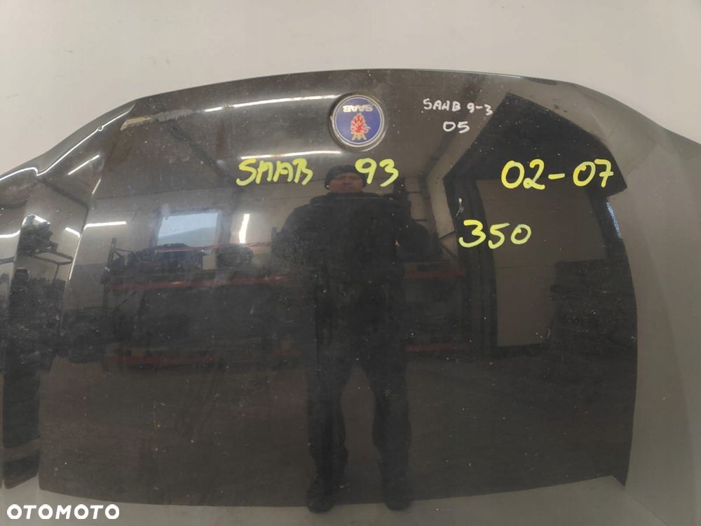 saab 93 02-07 maska pokrywa silnika - 2