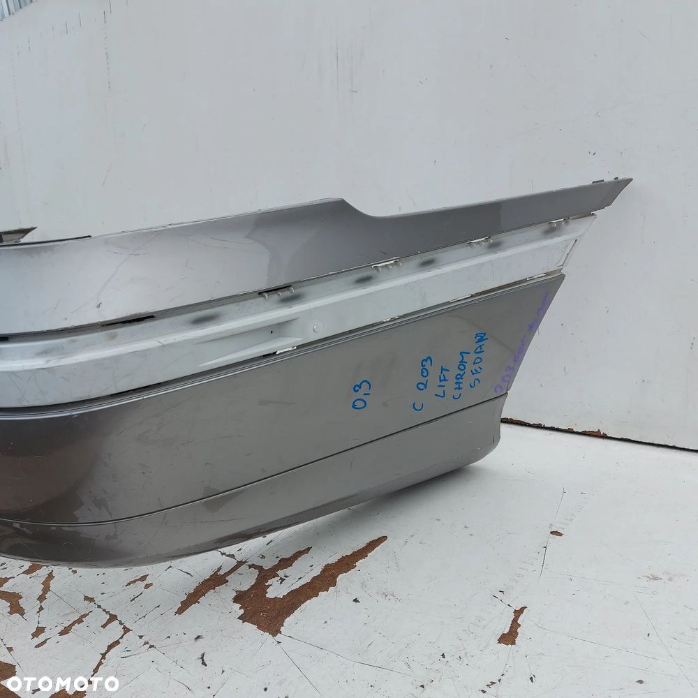 ZDERZAK TYL TYLNY CHROM MERCEDES C W203 LIFT SEDAN ORYGINAL DEMONTAZ 2038851825 - 2
