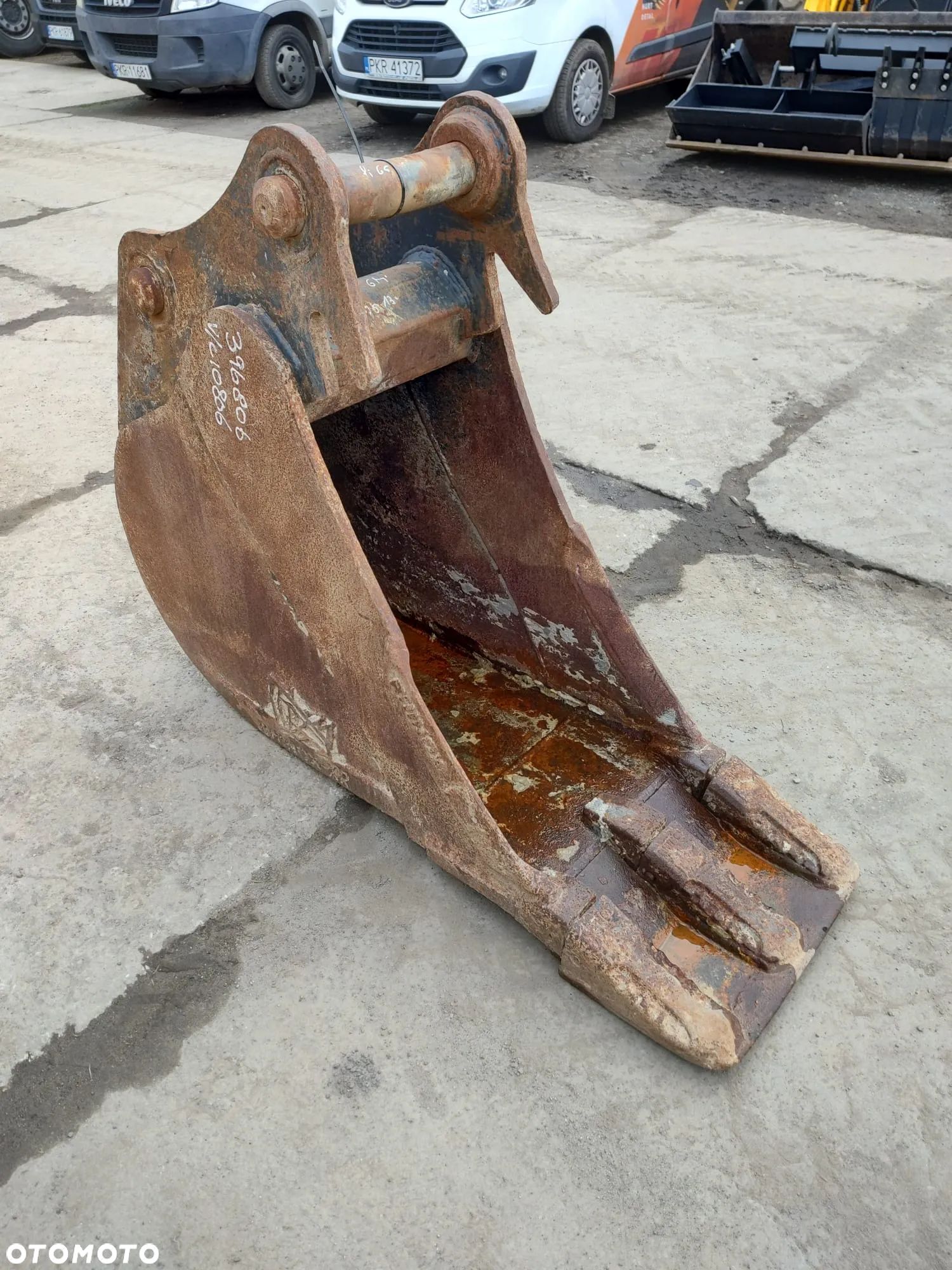 Łyżka kopiąca 45cm koparka JS 130 Solidna JS145 Maszyna JCB Mocna łyżka JCB - 1