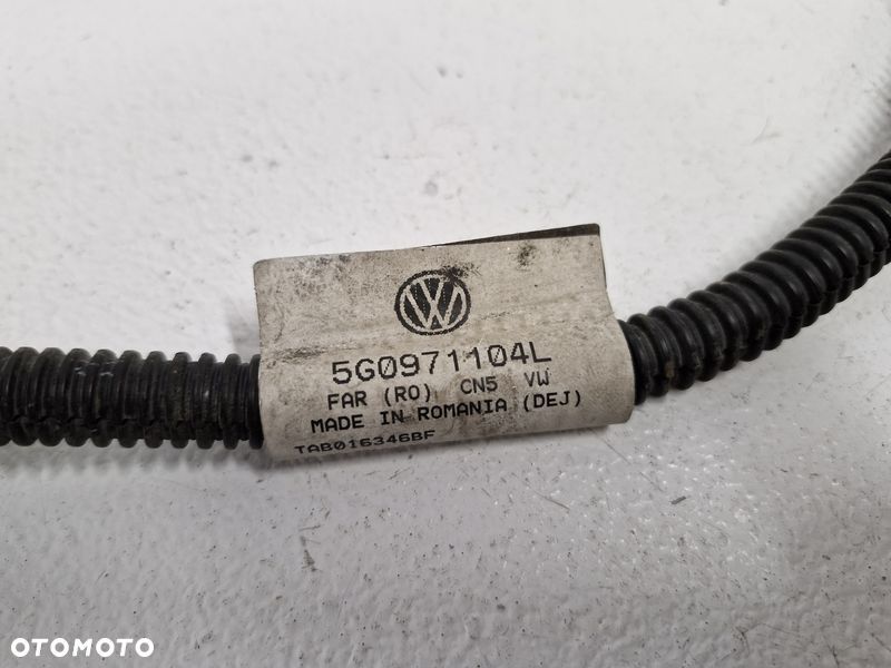 vw golf vii wiązka instalacja czujniki parkowania pdc tył 5g0971104l 34d919275a - 4