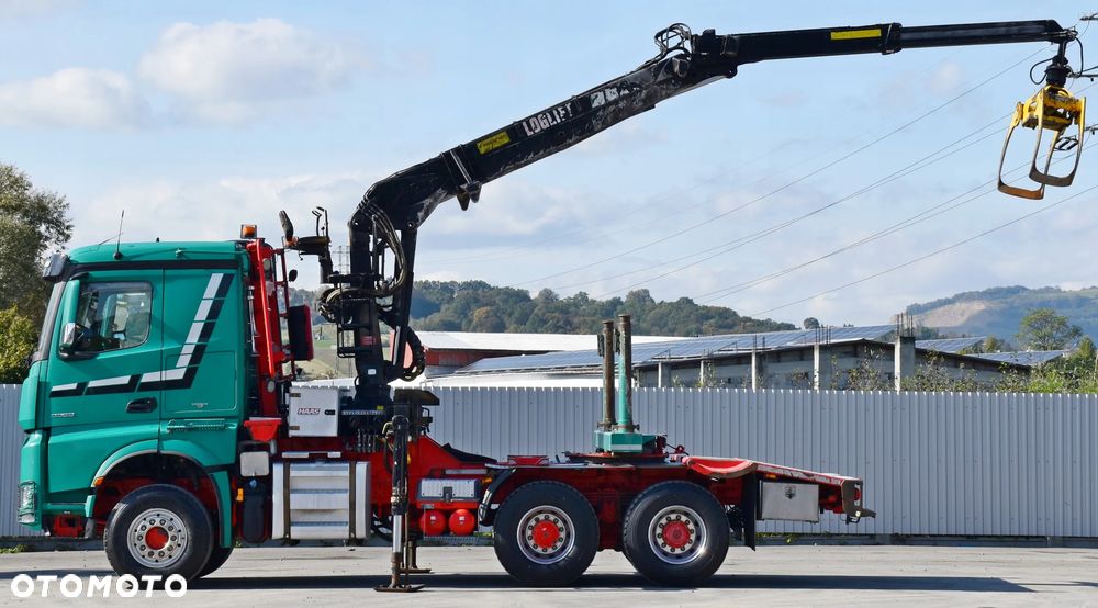 Mercedes-Benz AROCS 3363 * DO TRANSPORTU DREWNA * LOGLIFT F 251S / 6x4 - 6