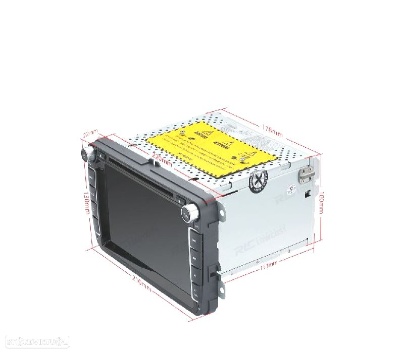 AUTO RADIO GPS ANDROID 12 MULTIMEDIA DVD VW PARA SEAT SKODA - 4