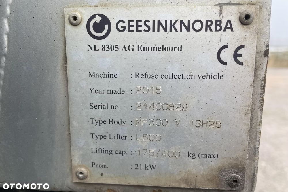 Scania P320 Smieciarka dwukomorowa Norba  EURO6 1 własciciel Zadbana gotowa do pracy - 23