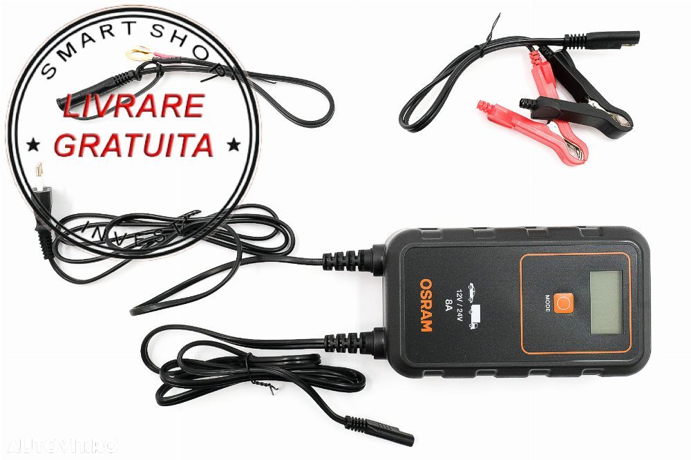 Redresor auto Osram BATTERYcharge 908 OEBCS908- livrare gratuita - 2