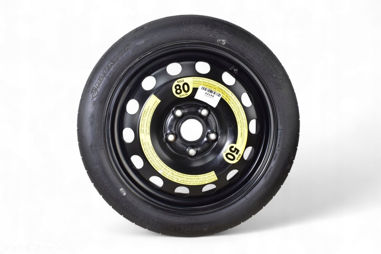 Koło Dojazdowe VW SEAT SKODA AUDI R16 3.5" x 16" 5x112 ET25,5 1K0601027F - 1