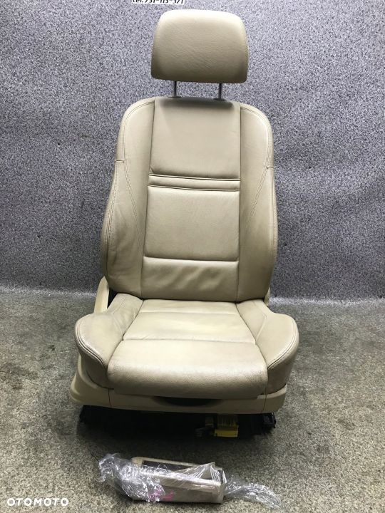 BMW E70 X5 fotel pasazera prawy przod pamiec skora - 2