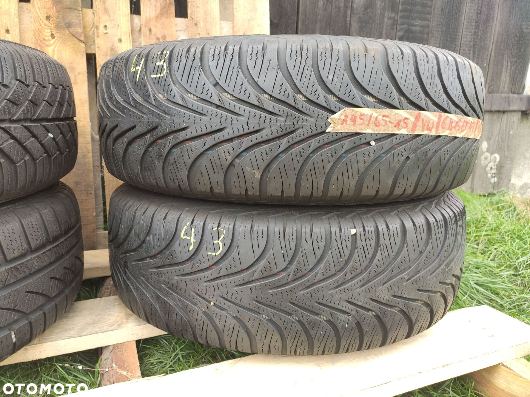 KOŁA FELGI STALOWE OPONY ZIMA VOLKSWAGEN VW 15'' - 11