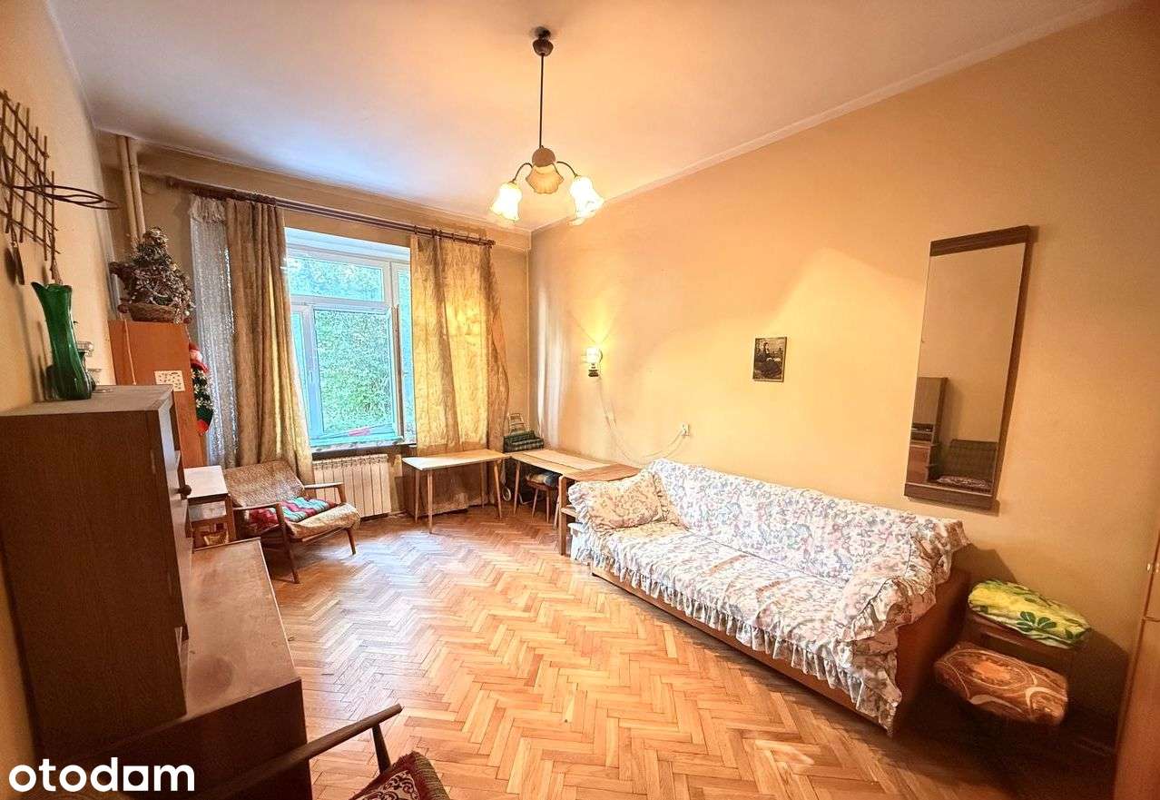 2 pokoje 52,8 m², kamienica, parter, Asnyka, Stara Ochota