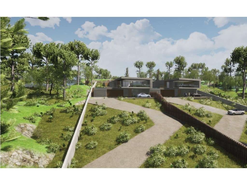 Terreno com 3680m² com Projeto Aprovado - 2 Moradias T4 de Luxo no ... - Grande imagem: 3/19
