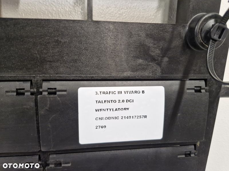 renault trafic iii vivaro b talento ii 2.0 dci wentylatory chłodnic 214817257r - 11
