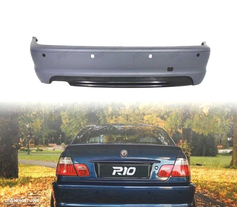 PÁRA-CHOQUES TRASEIRO BMW E46 COUPÉ PACK M 98-06 PDC - 1