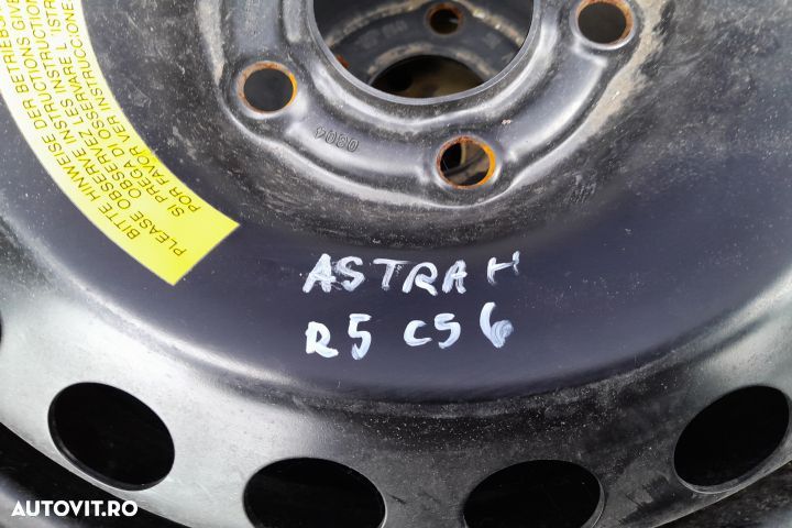 Roata de rezerva slim R16 T115 / 70 R16 T115 / 70 R16 Opel Astra H [2 - 2