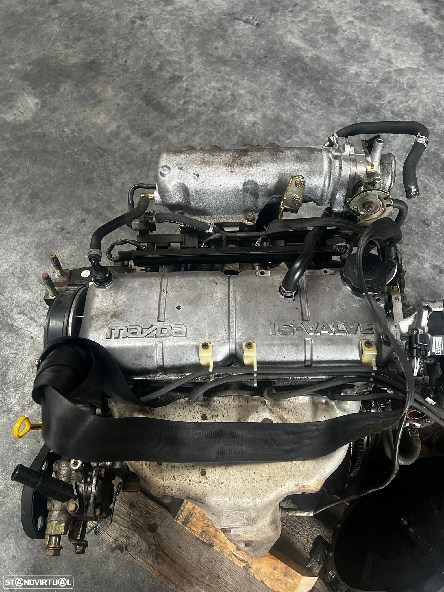 Motor Mazda 323 1.6i 16v Ref: B67K - 3