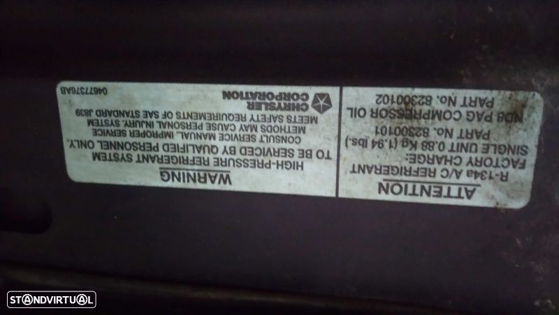 Capot Chrysler Voyager / Grand Voyager Iii (Gs) - 5