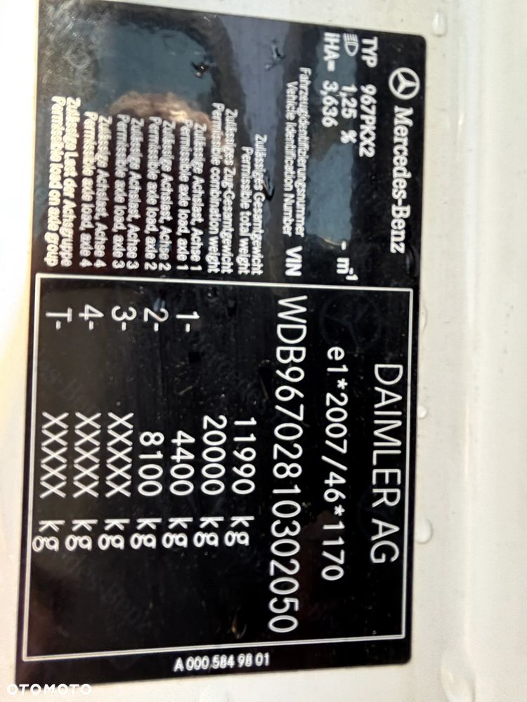 Mercedes-Benz ATEGO 1224 kontener , winda (izoterma 1227, 1230) DMC 11990 kg , z Niemiec, idealny do zabudowy pomoc drogowa , laweta - 16