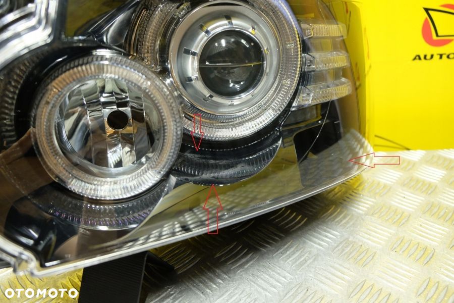 RANGE ROVER VOGUE L322 LIFT 2010- REFLEKTOR LAMPA XENON LEWA USA - 4