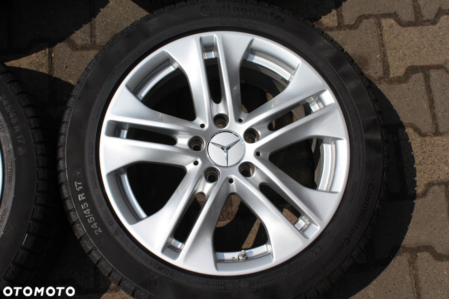 ORYG MERCEDES E-KLASA 17 5x112 ET48 TPMS ZIMA 245/45 6mm - 4