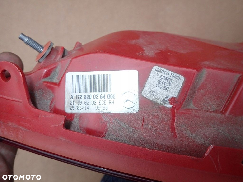 DW MERCEDES SLK 200 R172 ZDERZAK KLAPA LAMPY BIAŁY - 7