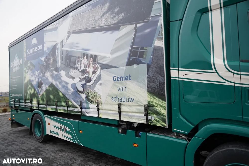 Scania G 280 / SOLO / 4x2 / CORTINĂ - 7,7 m / BDE / FULL AIRMATIC / PLUSĂ / PIELE - 14