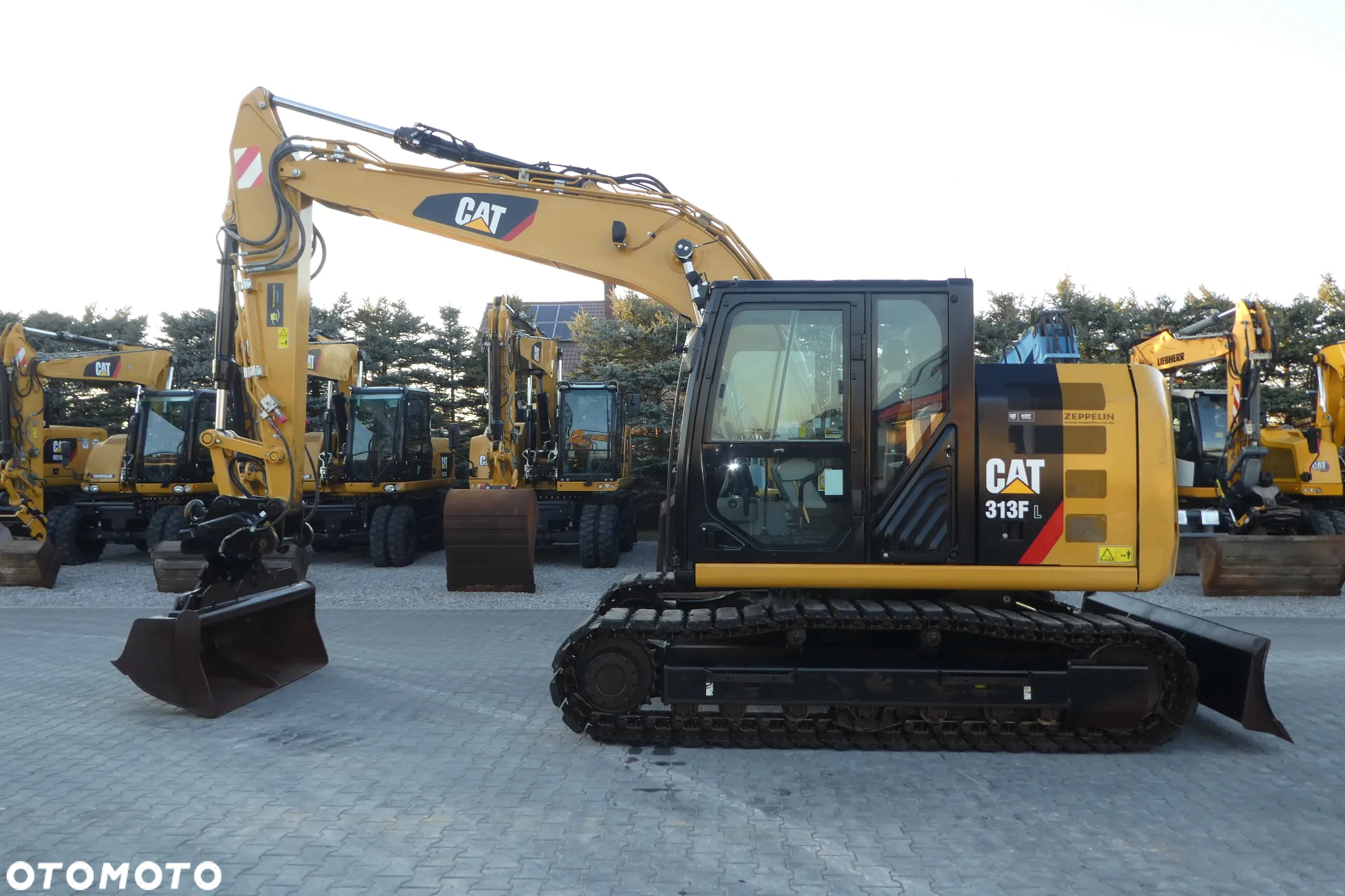 Caterpillar 313FL Z NIEMIEC Z PŁUGIEM - 2