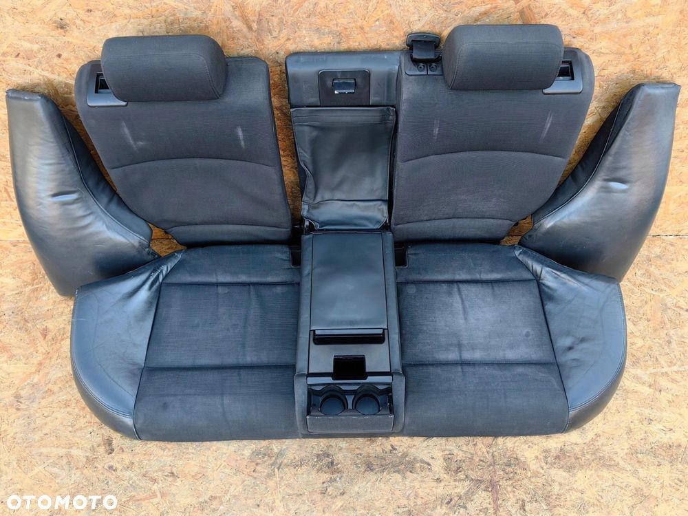 Kanapa tylna BMW 3 e46 TOURING kombi półskóra kompletna - 3