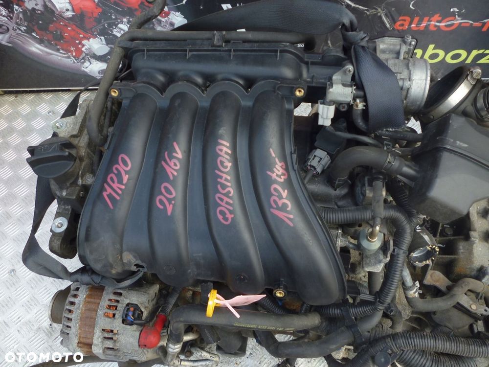 SILNIK NISSAN QASHQAI 2.0 16V MR20 132 TYS - 2