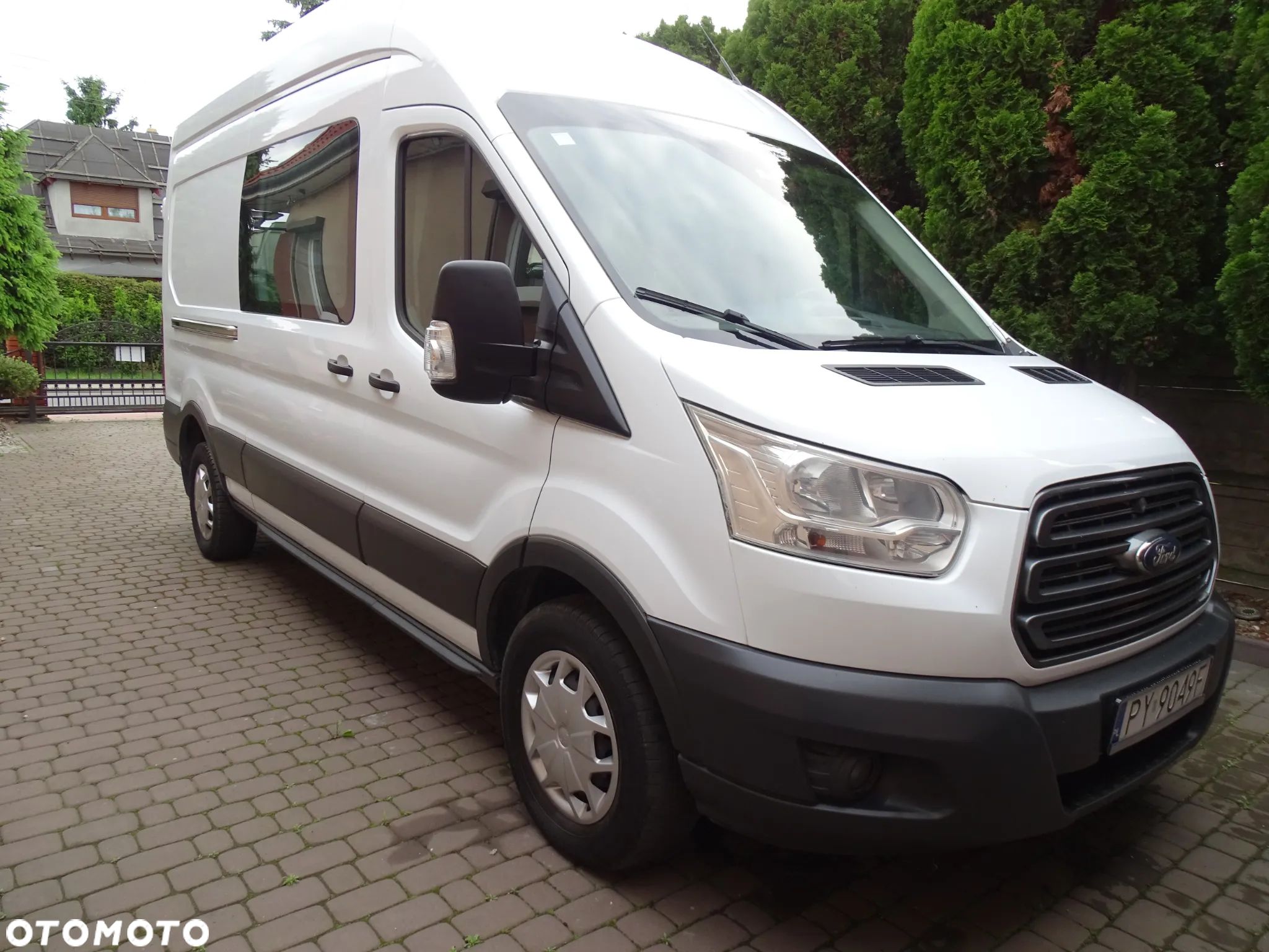Ford TRANSIT 2,2 TDCI 155 PS, 5-OSÓB + PAKA  ,BRYGADÓWKA, KLIMATYZACJA , ŁADNY STAN ! - 1