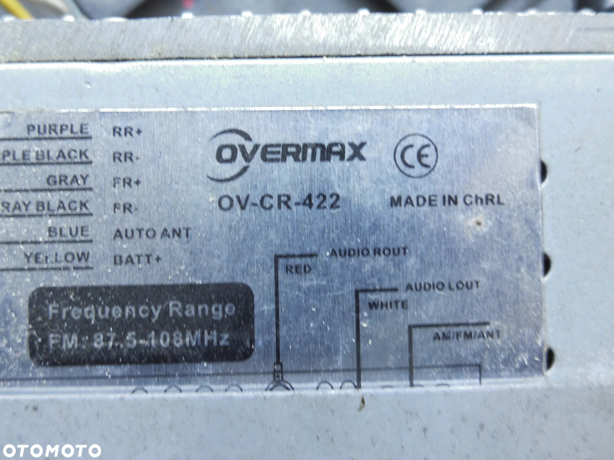 Radioodtwarzacz samochodowy OV-CR-422 MP3/USB/SD/MMC/FM Overmax - 3