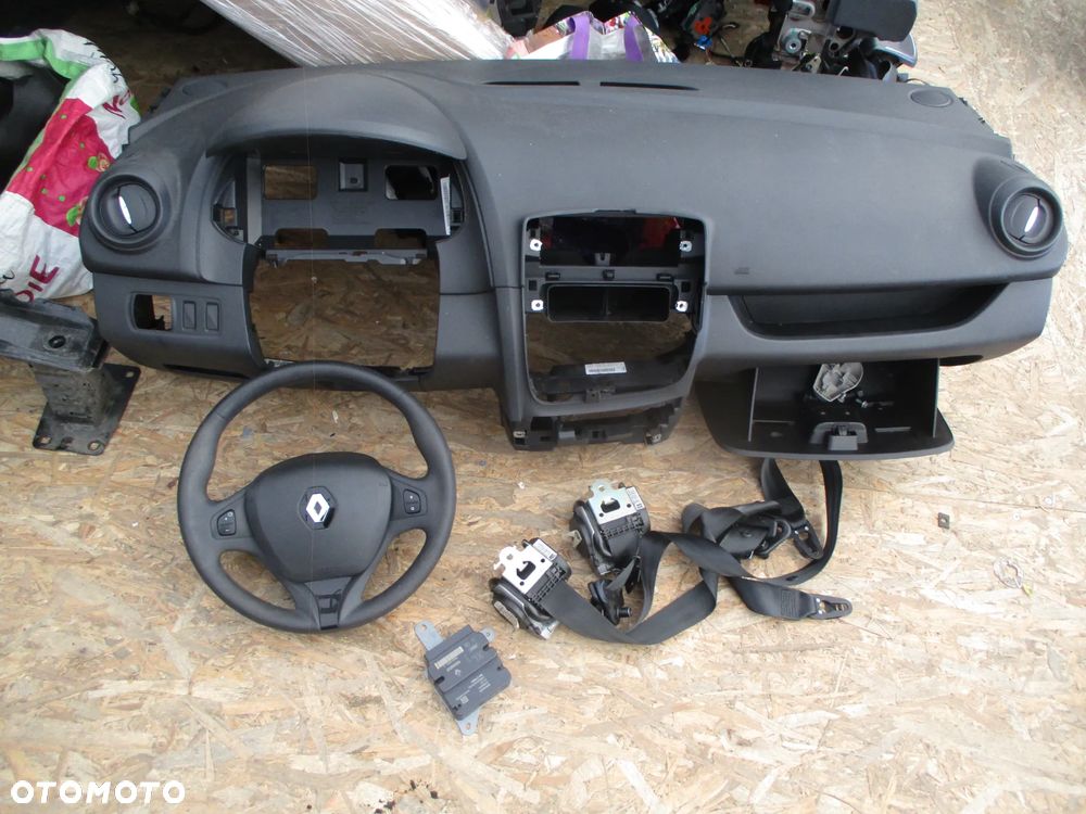 Renault Clio IV 4 2012-2016 konsola poduszki napinacze deska - 1